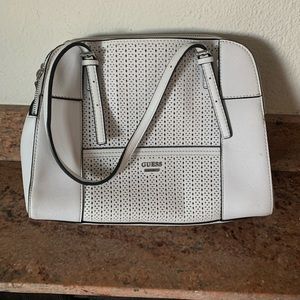 White Guess Purse